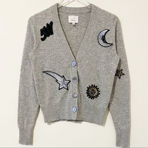 Cinq a Sept Dillon Cardigan Cosmic Patch Medium